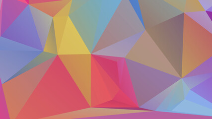 Abstract Color Polygon Background Design, Abstract Geometric Origami Style With Gradient. Presentation,Website, Backdrop, Cover,Banner,Pattern Template