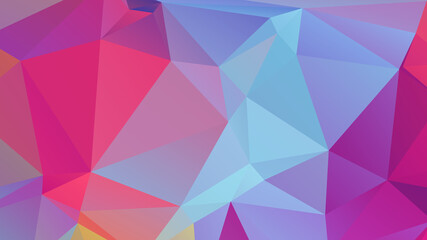 Obraz premium Abstract Color Polygon Background Design, Abstract Geometric Origami Style With Gradient. Presentation,Website, Backdrop, Cover,Banner,Pattern Template