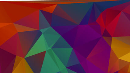 Obraz premium Abstract Color Polygon Background Design, Abstract Geometric Origami Style With Gradient. Presentation,Website, Backdrop, Cover,Banner,Pattern Template