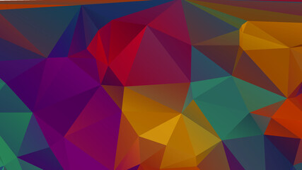 Abstract Color Polygon Background Design, Abstract Geometric Origami Style With Gradient. Presentation,Website, Backdrop, Cover,Banner,Pattern Template