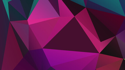 Abstract Color Polygon Background Design, Abstract Geometric Origami Style With Gradient. Presentation,Website, Backdrop, Cover,Banner,Pattern Template