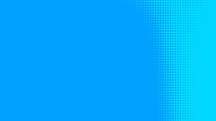 Dots halftone blue color pattern gradient texture with technology digital background. Dots pop art comics with summer background.