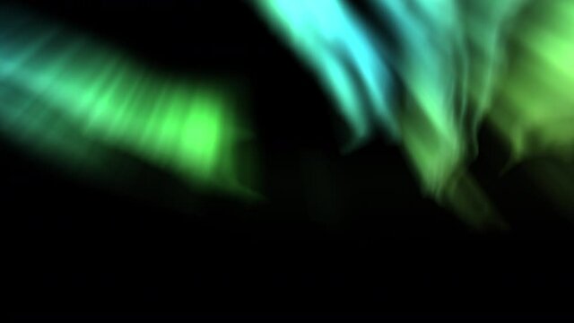 Aurora Realistic Animation Background Green 03