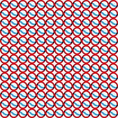 vector of pattern design with buoy shape in flat style