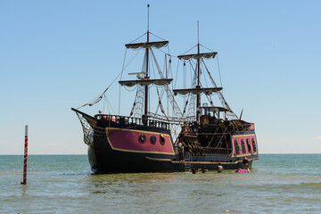 Old Pirate Ship Has Created Near The Coast - Italy