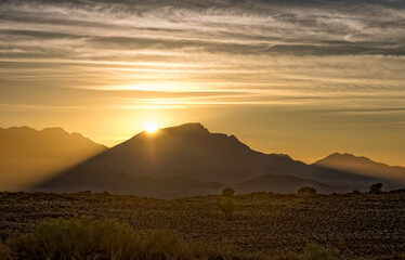 Sunset Namibrand National Park Namibia