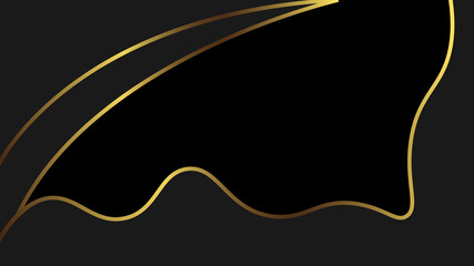 Abstract Black Gold Luxury Background can be used in Cover Design, Book, Banner, Poster, CD, Flyer, Website Advertising