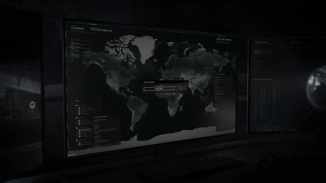 FBI discovers that Guangzhou area is matching the target data location of the escaped criminal. Position analysis. Authentication protocol. Interface loading. Decoding process. Search in progress.  