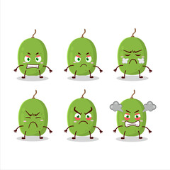 Ambarella cartoon character with various angry expressions