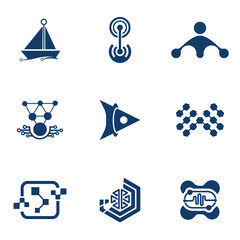 Technology Logo Design Template For Business And Company