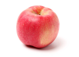Red apples isolated on white background