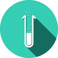 Test Tube Icon. Beaker, Flask, Chemistry Test Icon