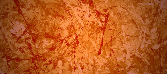 abstract fractal colorful orange copper beige khaki pumpkin marbled stone wall concete cement grunge image paint background bg texture wallpaper art frame sample illustration board