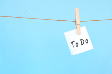 A note of to do.  to doのメモ