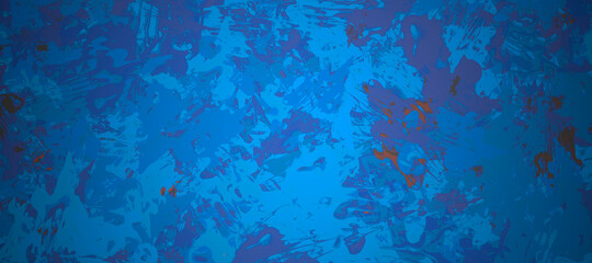 abstract fractal colorful blue aquamarine cerulean mint azure marbled stone wall concete cement grunge image paint background bg texture wallpaper art frame sample illustration board