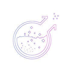 Test Tube Icon. Beaker, Flask, Chemistry Test Icon