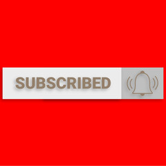 3D notificaton and subscribed button