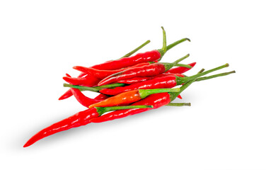 Red Chili pepper isolated on white background