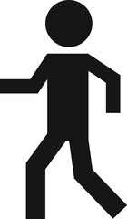 シンプルな徒歩・歩く人のアイコン