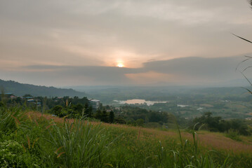 Khao Kho District, Phetchabun, Thailand - 9 November 2020; Khao Kho National Park is a beautiful tourist destination. And has been very popular One of Thailand.