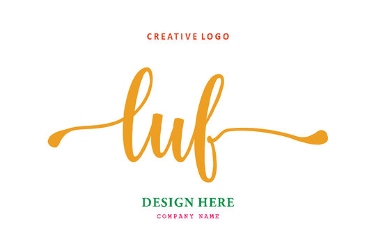 LUF  lettering logo is simple, easy to understand and authoritative