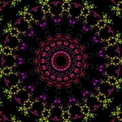 beautiful pattern with colorful theme