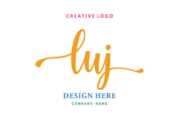 LUJ  lettering logo is simple, easy to understand and authoritative