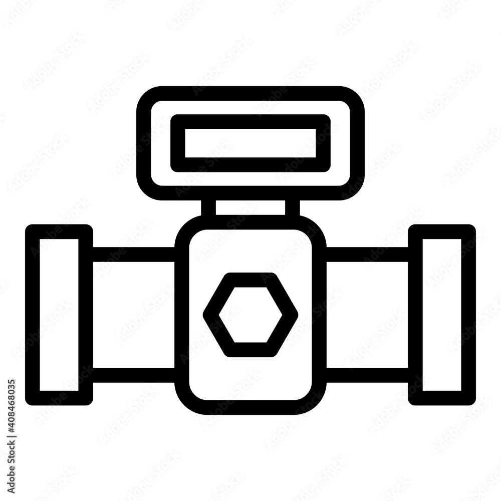 Aufkleber sewerage system icon. outline sewerage system vector icon for web design isolated on white backgroun