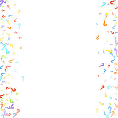 Question marks Quiz doubt survey faq public poll.