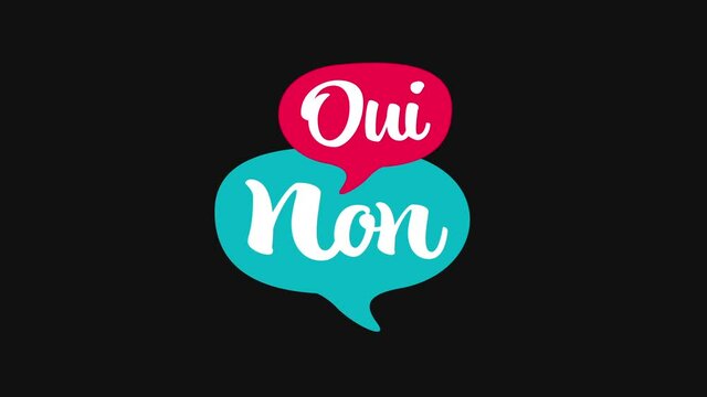oui ou non bulle dialogue