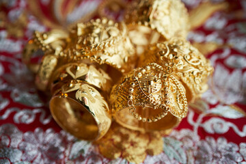 Chinese Wedding Gold Bracelet