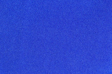 Blue fabric cloth polyester texture background.