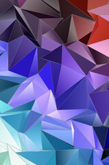 Abstract Low-Poly background. triangulated texture. Design 3d. Polygonal geometrical pattern. Triangular modern style