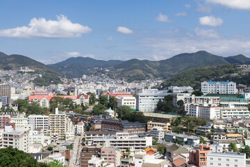 Obraz premium 南山手より長崎市街地東山手方面を望む