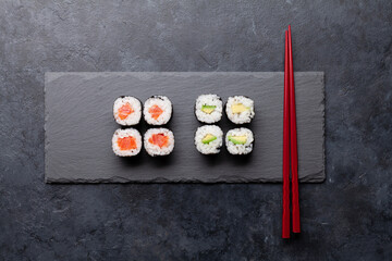 Japanese sushi set