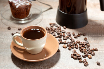 Morning cup of coffee