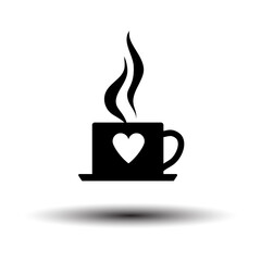 Valentine Day Coffee Icon