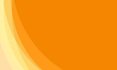 Yellow orange color curve wave line abstract background.