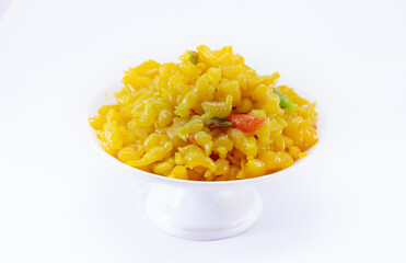 Boondi: Indian sweets; Boondi or Bundiya is an Indian dessert made from sweetened, fried chickpea flour.