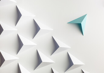 Abstract paper concepts origami - obrazy, fototapety, plakaty