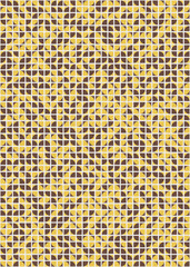 Abstract Geometric Pattern generative computational art illustration