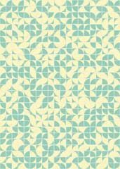 Abstract Geometric Pattern generative computational art illustration