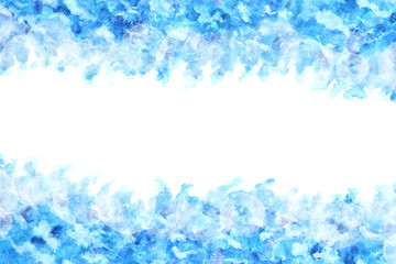 空 雲 ブルー 水彩 テクスチャ 背景