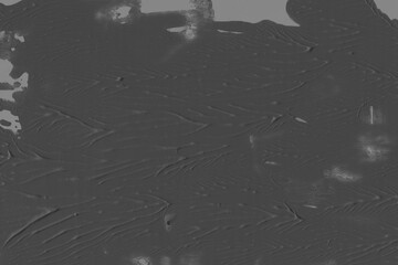 Fototapeta premium Modern contemporary acrylic background. Black texture made with a palette knife. Abstract painting on paper. Mess on the canvas.