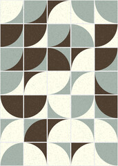 Abstract Geometric Pattern generative computational art illustration