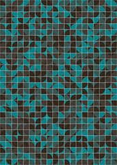 Abstract Geometric Pattern generative computational art illustration