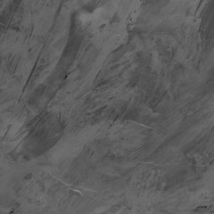 Modern contemporary acrylic background. Black texture made with a palette knife. Abstract painting on paper. Mess on the canvas.