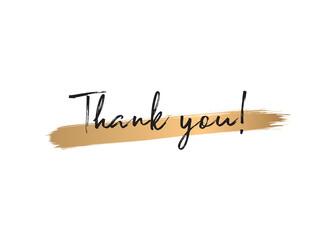  Thank you lettering text. Vector thank you text hand drawn.  Thank you card. 