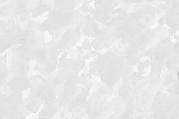 Modern contemporary acrylic background. White texture made with a palette knife. Abstract painting on paper. Mess on the canvas.