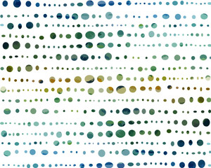 Texture watercolor circles sea color on white background